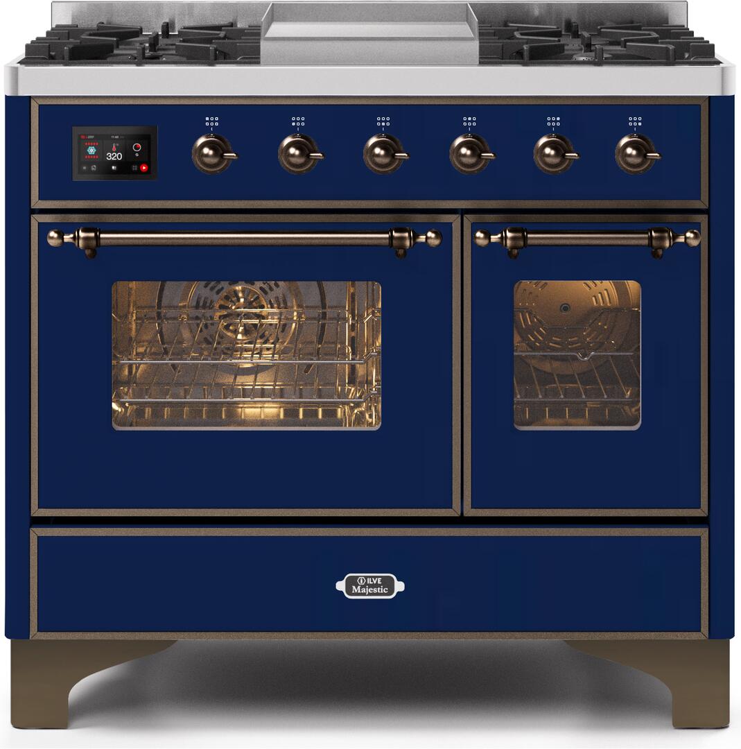 Ilve 40'' Majestic II Dual Fuel Liquid Propane Range