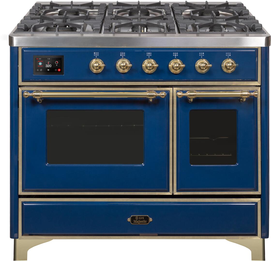 Ilve 40'' Majestic II Dual Fuel Liquid Propane Range