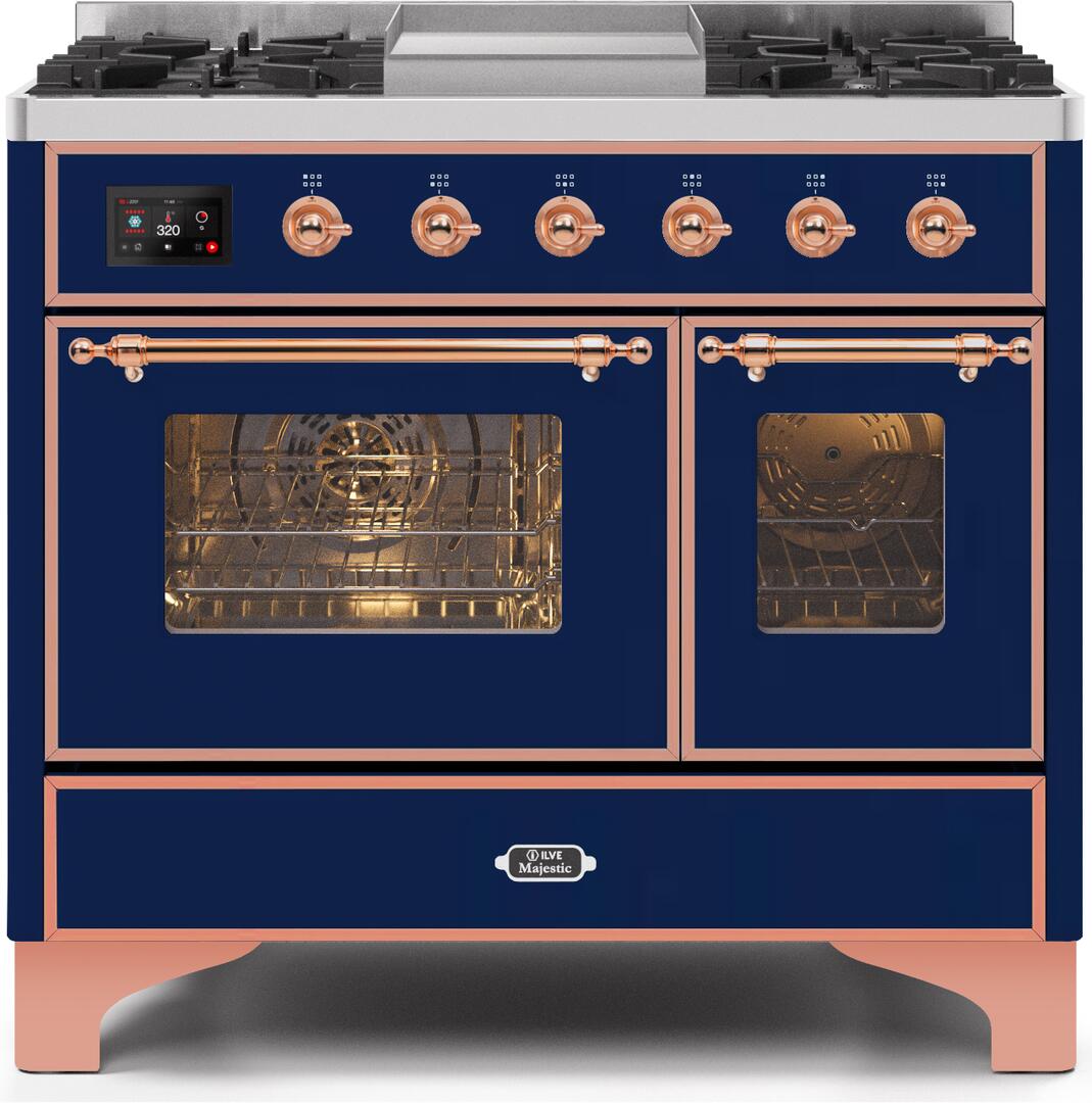 Ilve 40'' Majestic II Dual Fuel Liquid Propane Range