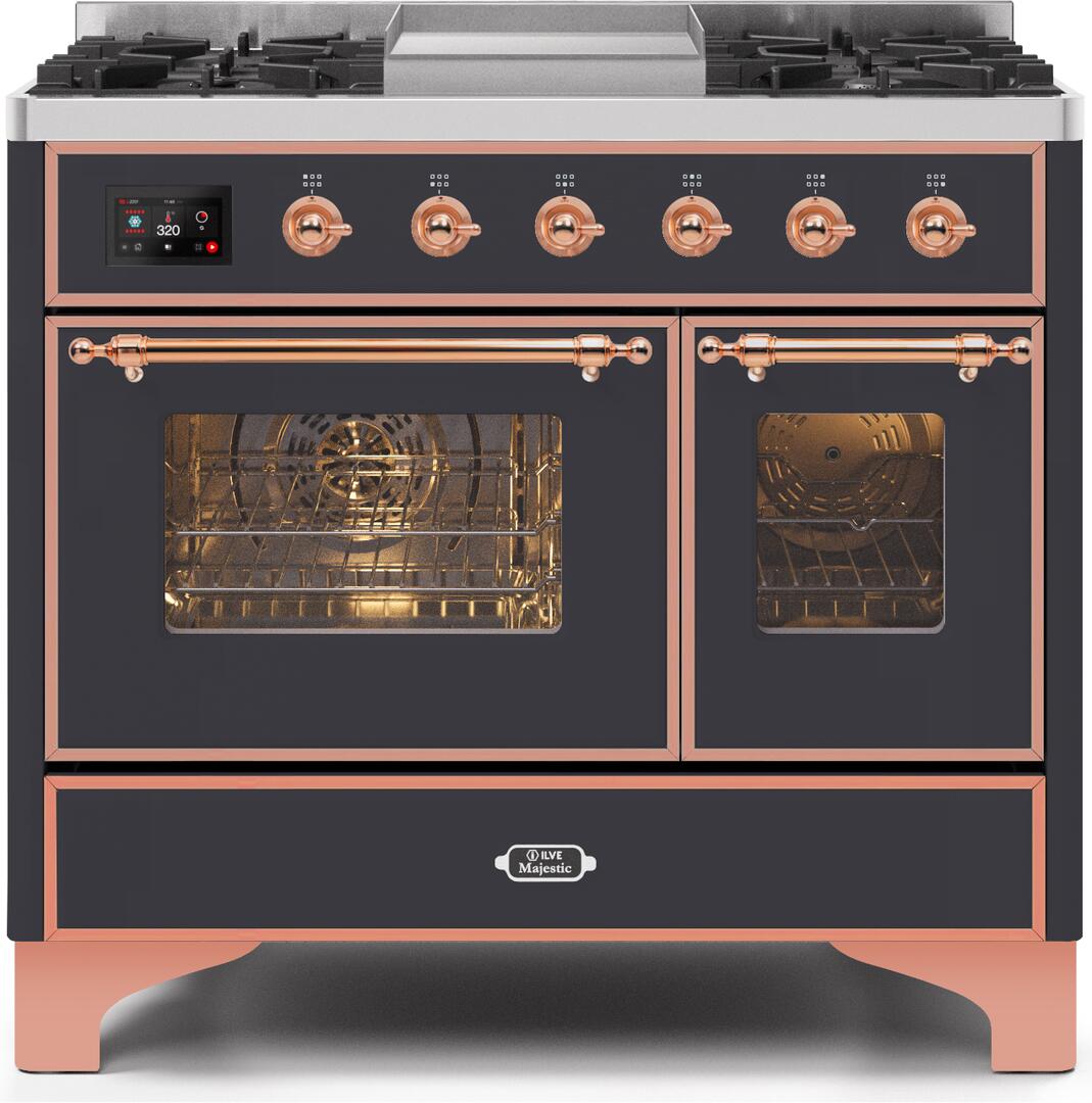 Ilve 40'' Majestic II Dual Fuel Liquid Propane Range