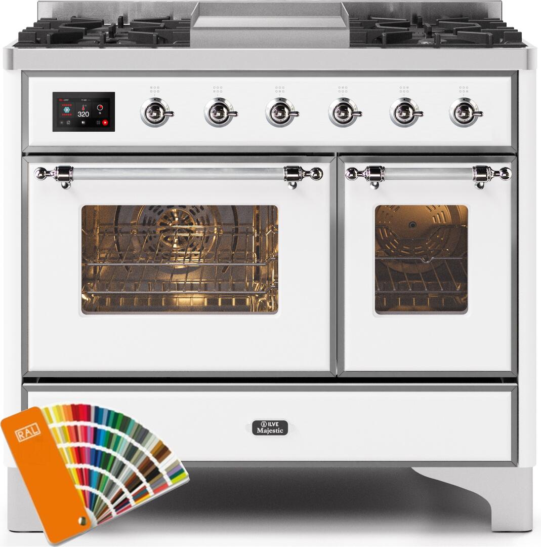 Ilve 40'' Majestic II Dual Fuel Liquid Propane Range