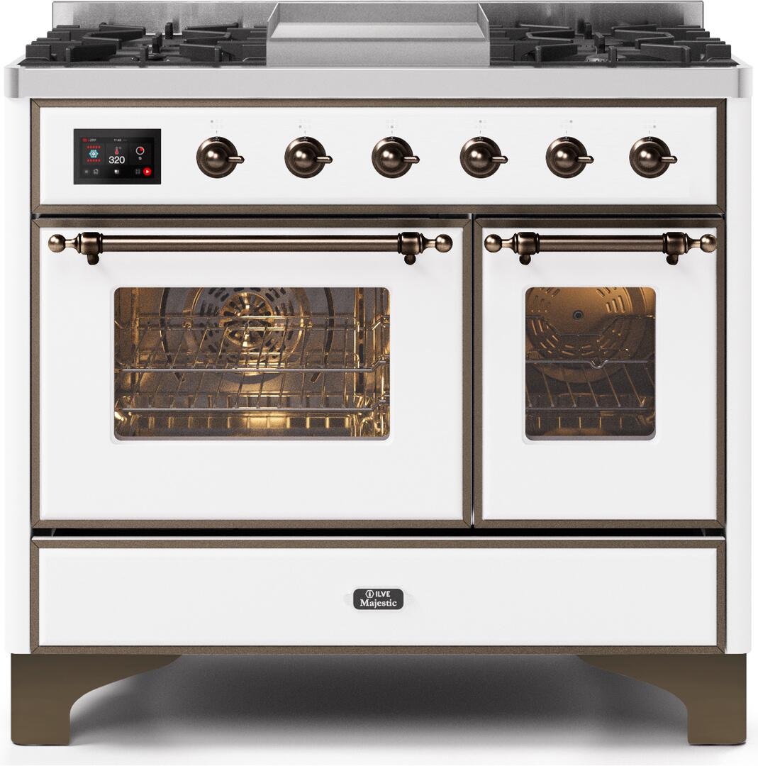 Ilve 40'' Majestic II Dual Fuel Liquid Propane Range