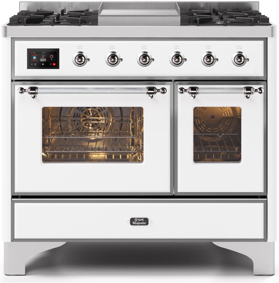 Ilve 40'' Majestic II Dual Fuel Liquid Propane Range