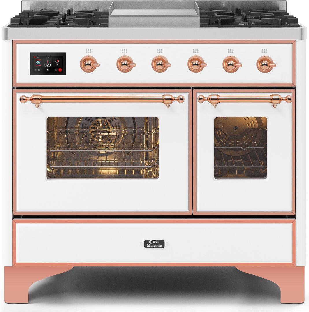 Ilve 40'' Majestic II Dual Fuel Liquid Propane Range