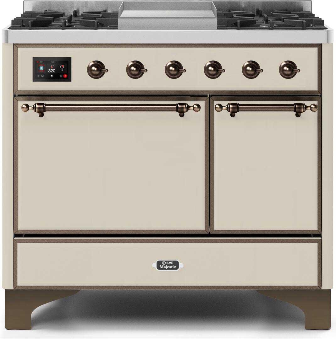 Ilve 40'' Majestic II Dual Fuel Liquid Propane Range