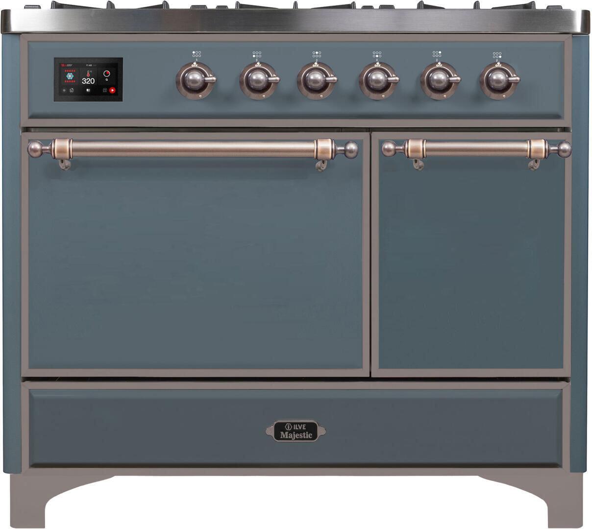 Ilve 40'' Majestic II Dual Fuel Liquid Propane Range