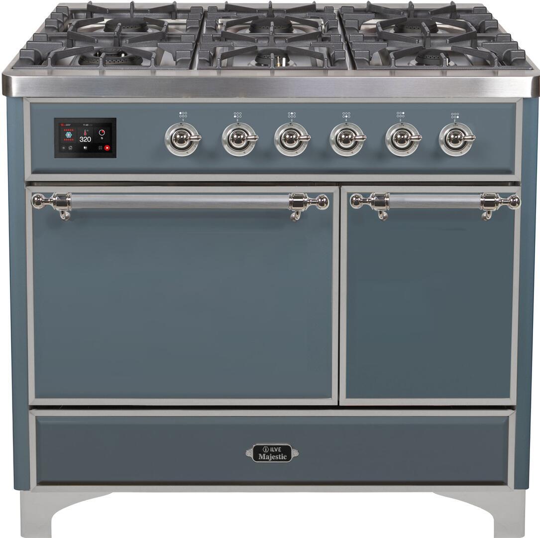 Ilve 40'' Majestic II Dual Fuel Liquid Propane Range