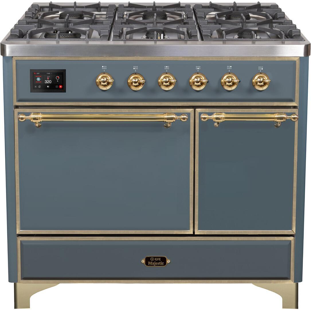 Ilve 40'' Majestic II Dual Fuel Liquid Propane Range