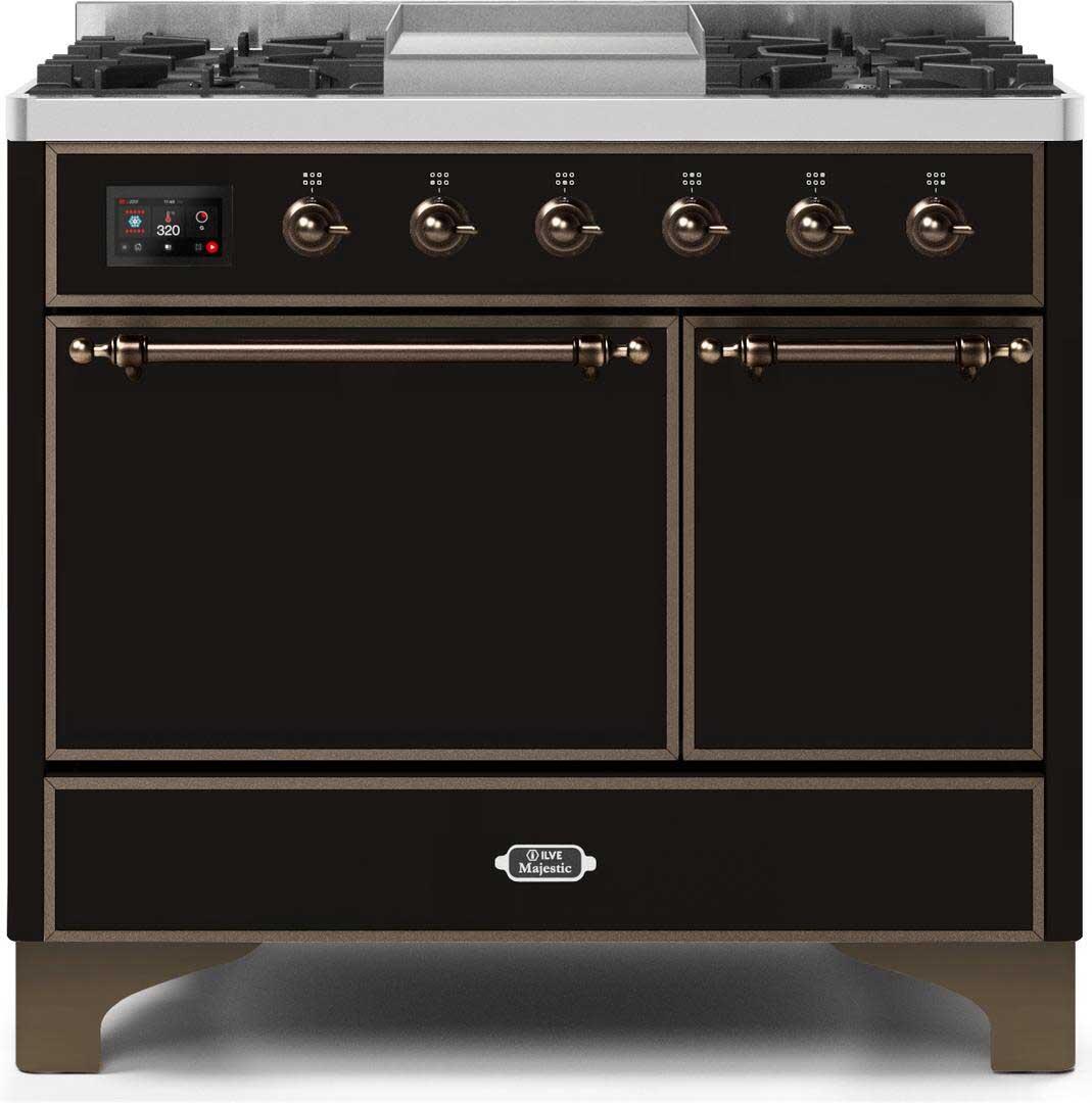 Ilve 40'' Majestic II Dual Fuel Liquid Propane Range