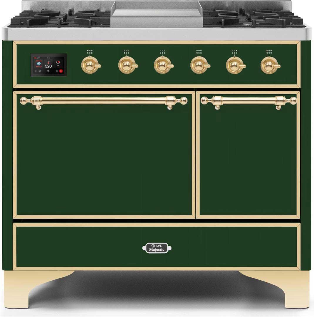 Ilve 40'' Majestic II Dual Fuel Liquid Propane Range