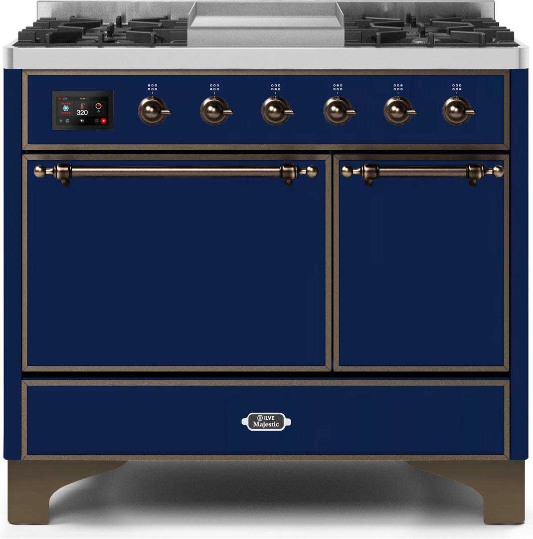 Ilve 40'' Majestic II Dual Fuel Natural  Gas Range