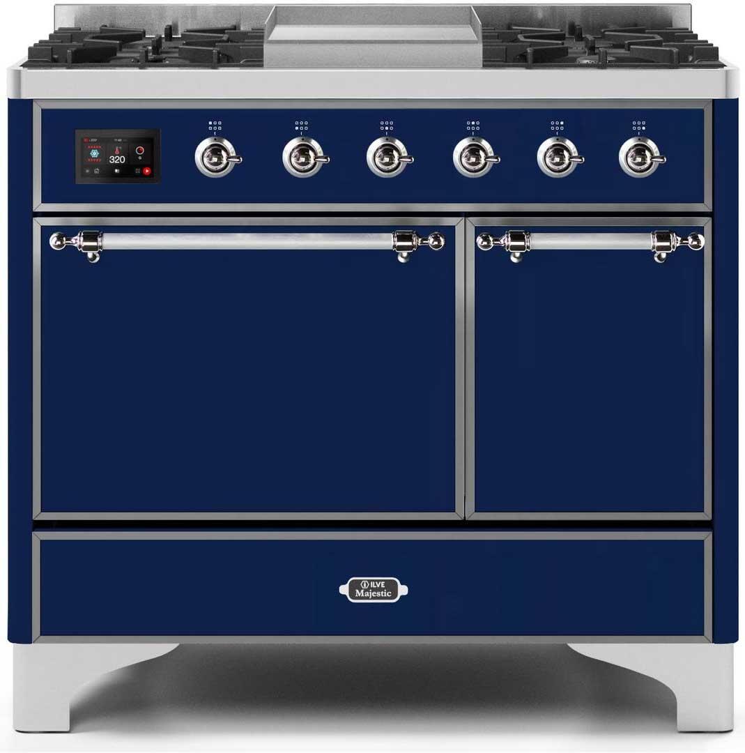 Ilve 40'' Majestic II Dual Fuel Liquid Propane Range