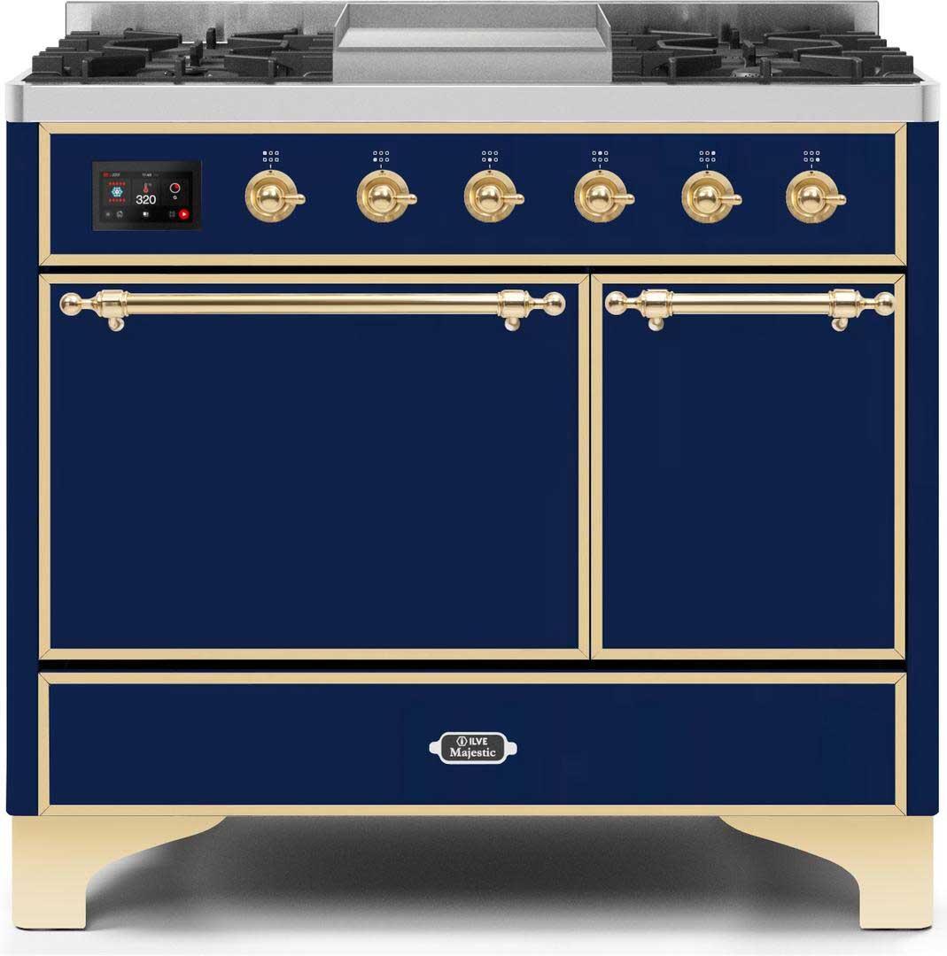 Ilve 40'' Majestic II Dual Fuel Liquid Propane Range