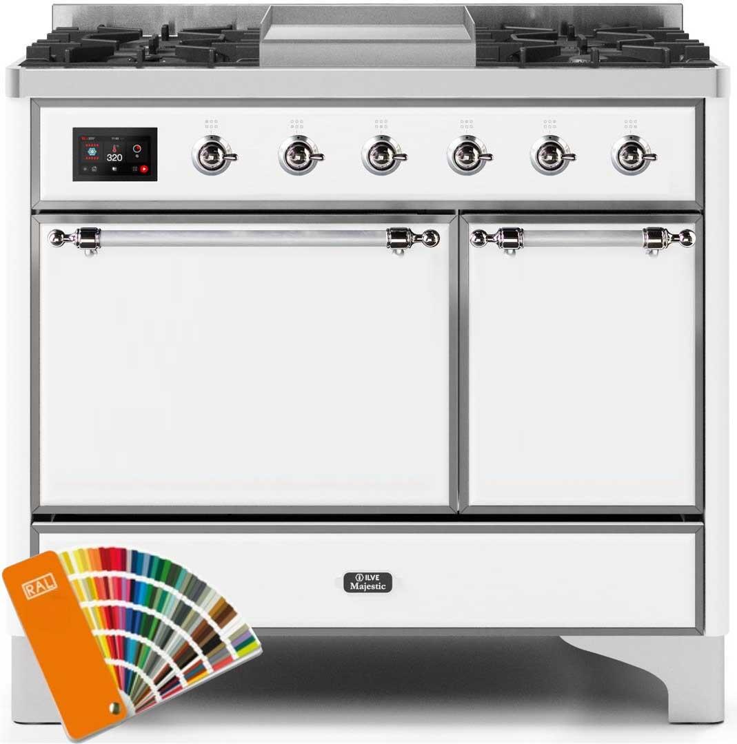 Ilve 40'' Majestic II Dual Fuel Liquid Propane Range