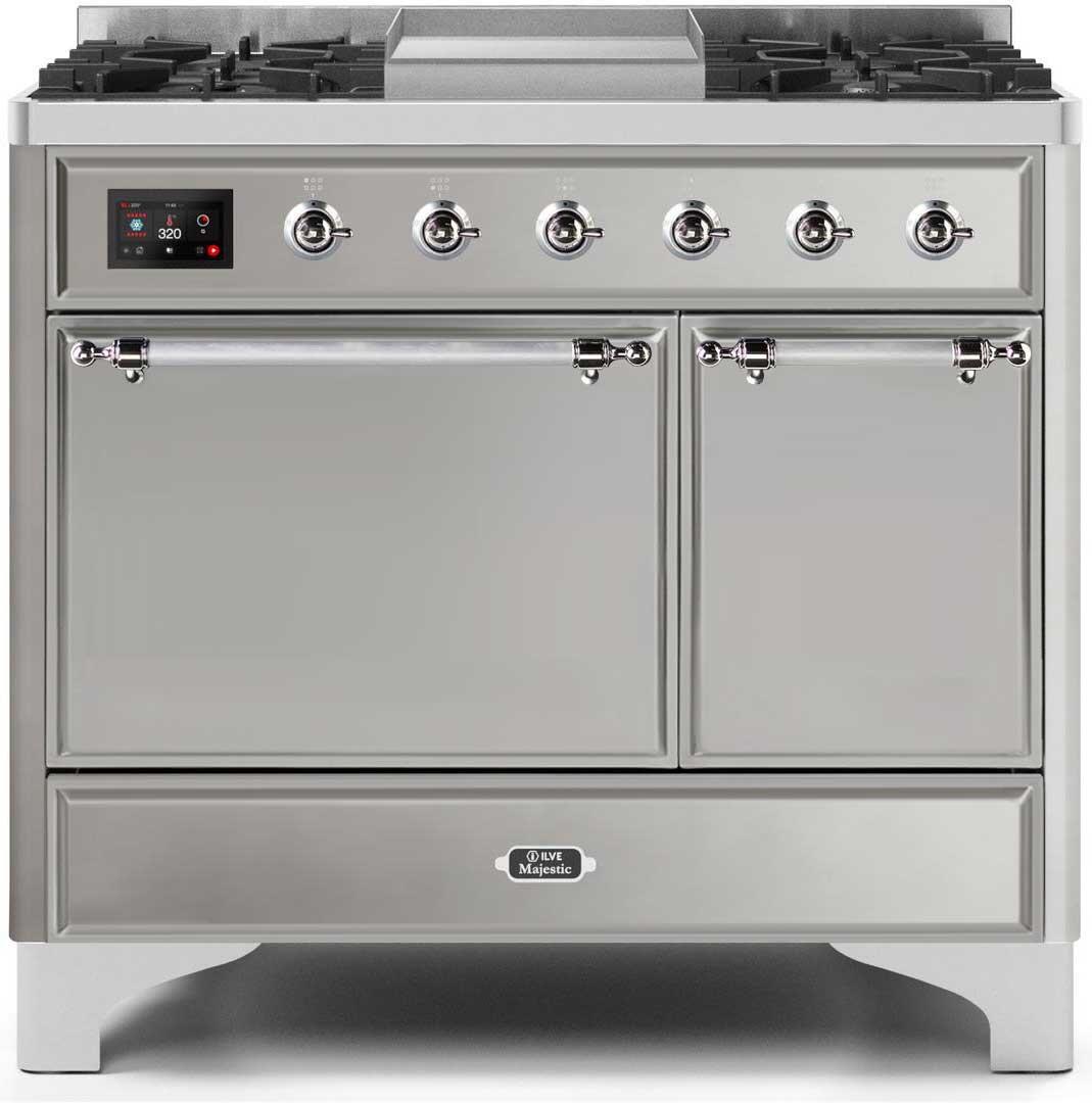 Ilve 40'' Majestic II Dual Fuel Natural  Gas Range