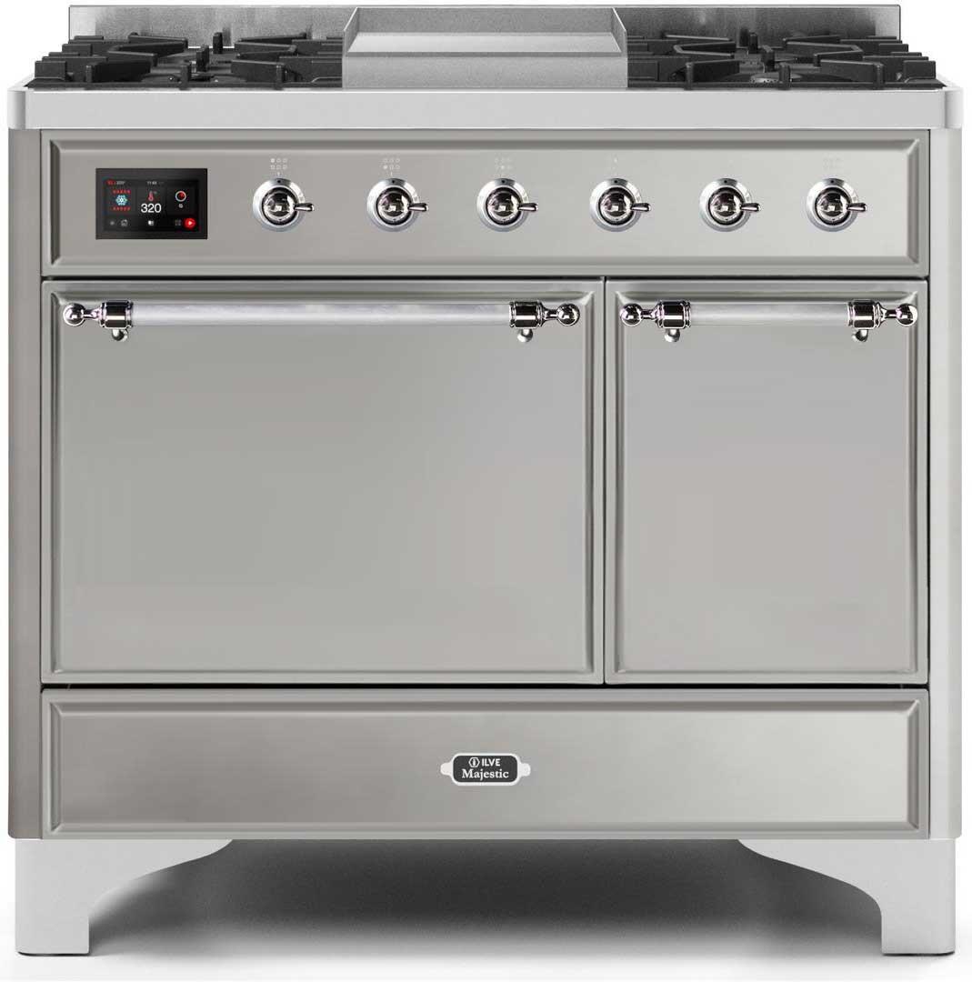 Ilve 40'' Majestic II Dual Fuel Liquid Propane Range