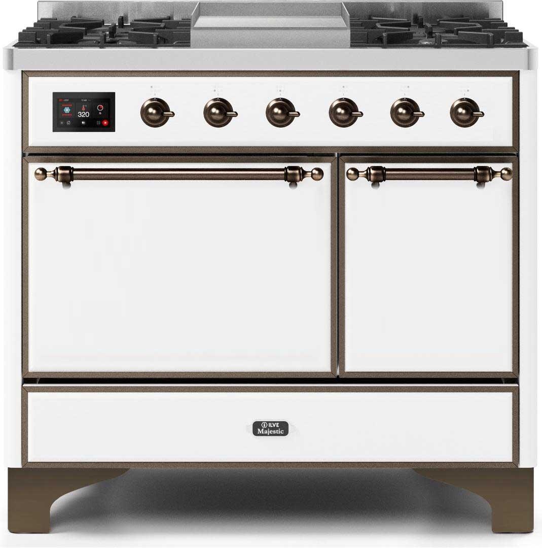 Ilve 40'' Majestic II Dual Fuel Liquid Propane Range