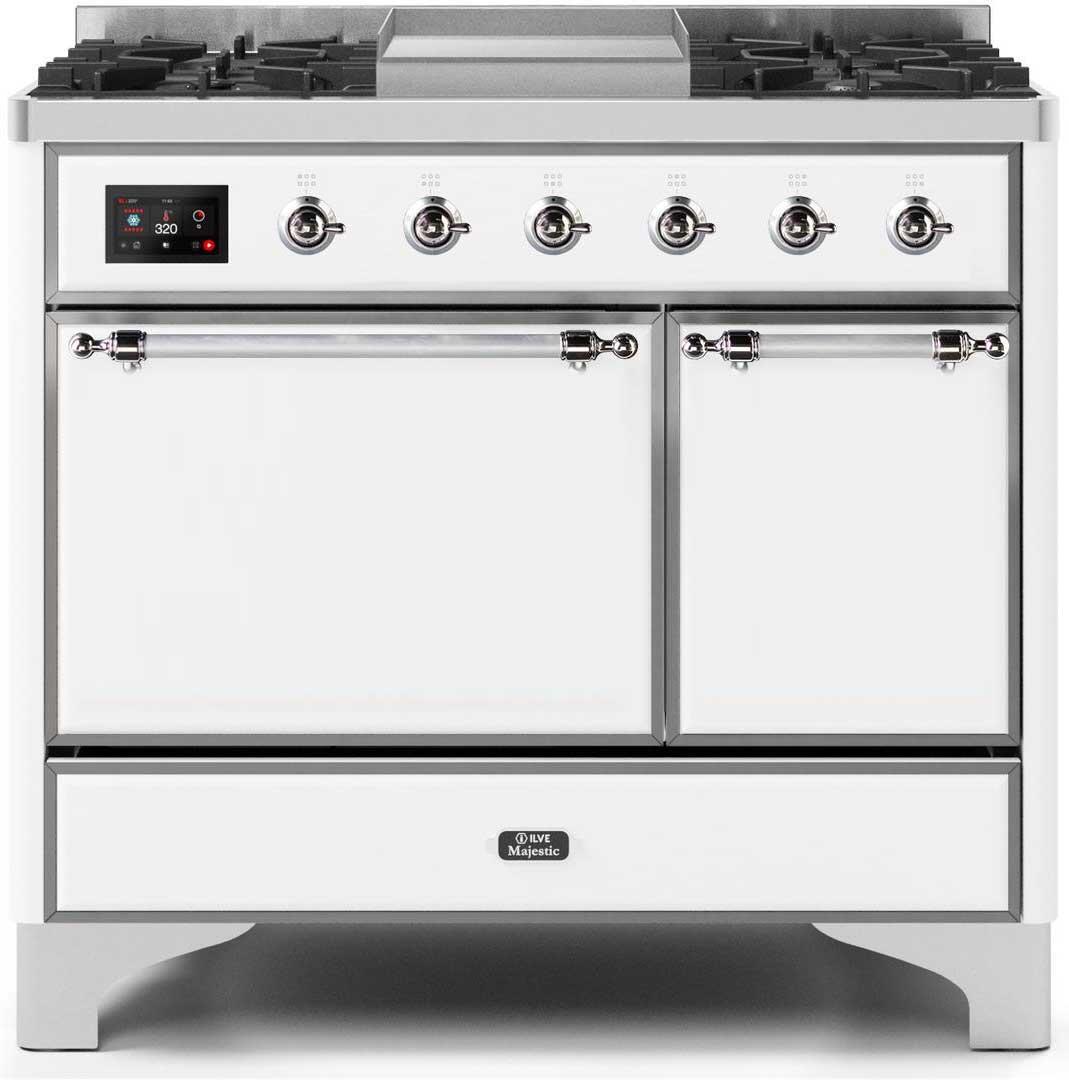Ilve 40'' Majestic II Dual Fuel Liquid Propane Range