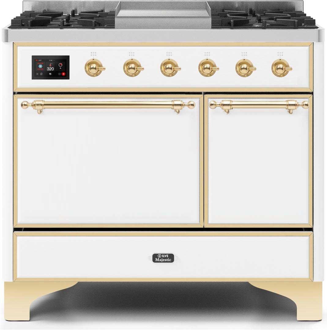 Ilve 40'' Majestic II Dual Fuel Liquid Propane Range