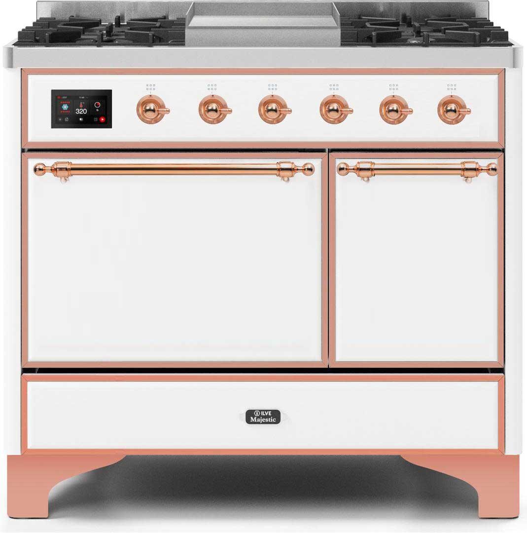 Ilve 40'' Majestic II Dual Fuel Liquid Propane Range