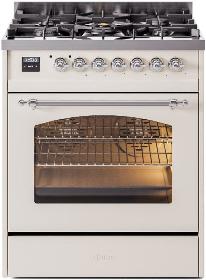 Ilve 30'' Nostalgie II Dual Fuel Natural Gas Range