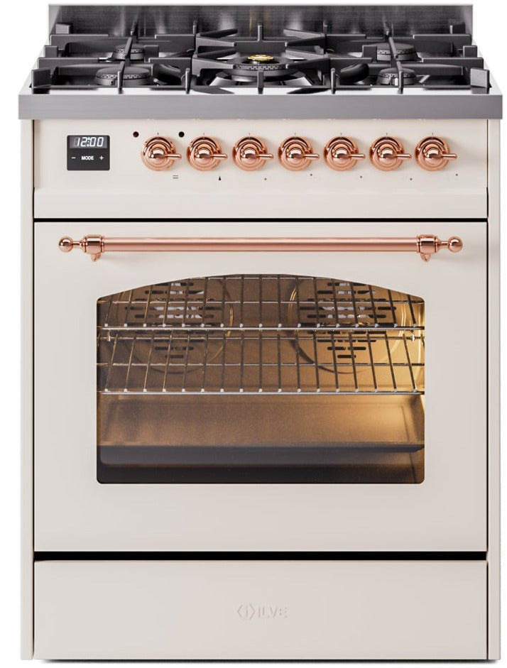 Ilve 30'' Nostalgie II Dual Fuel Natural Gas Range