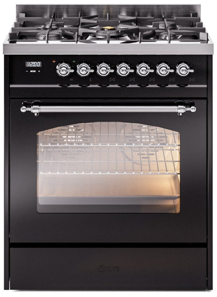 Ilve 30'' Nostalgie II Dual Fuel Liquid Propane Range