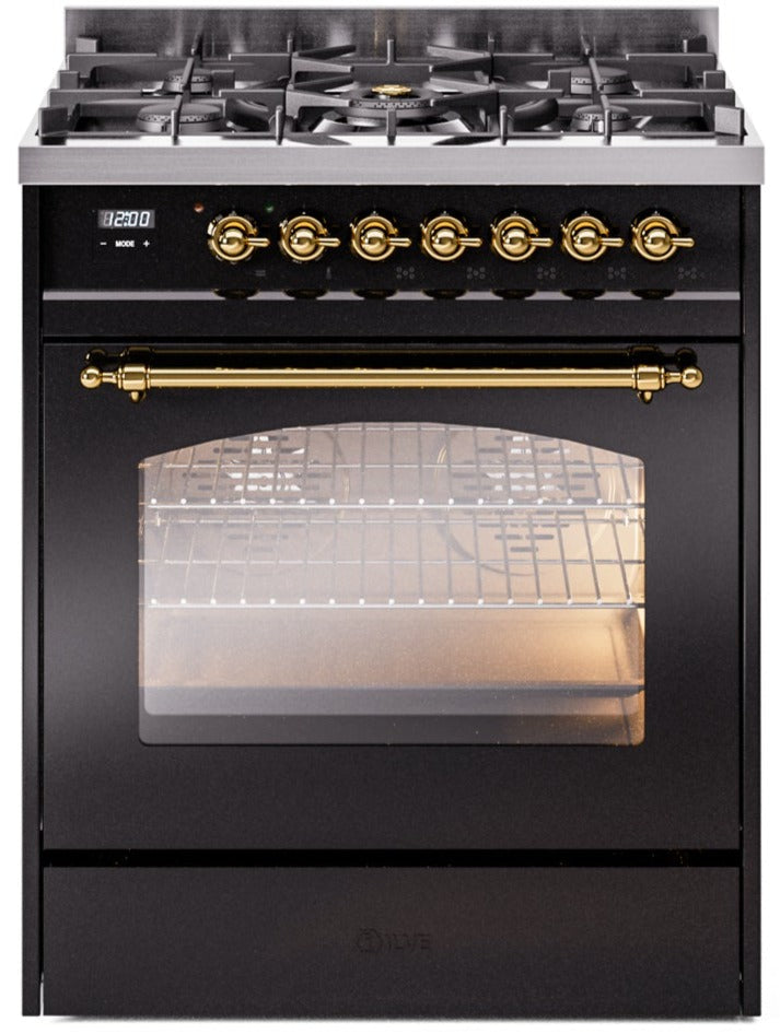 Ilve 30'' Nostalgie II Dual Fuel Natural Gas Range