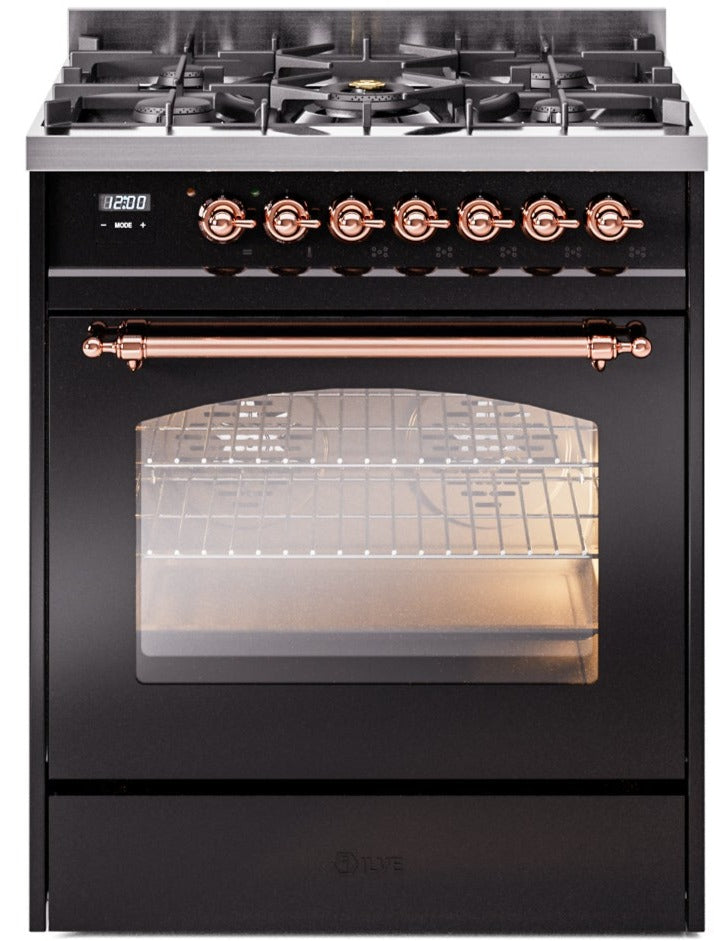 Ilve 30'' Nostalgie II Dual Fuel Natural Gas Range