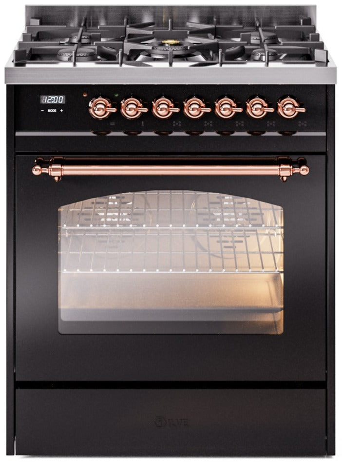 Ilve 30'' Nostalgie II Dual Fuel Natural Gas Range