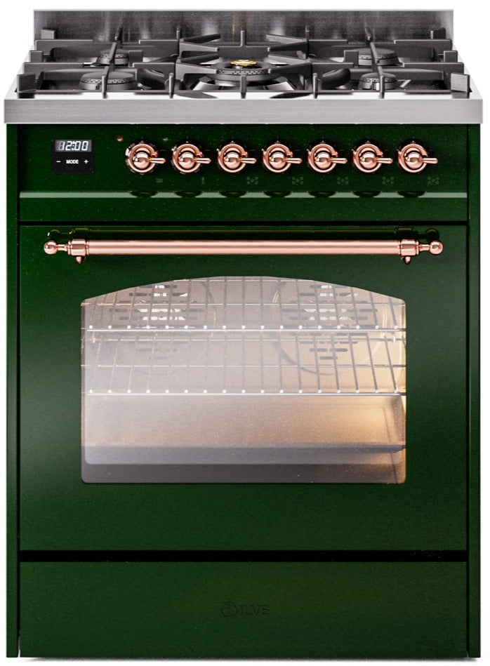 Ilve 30'' Nostalgie II Dual Fuel Natural Gas Range