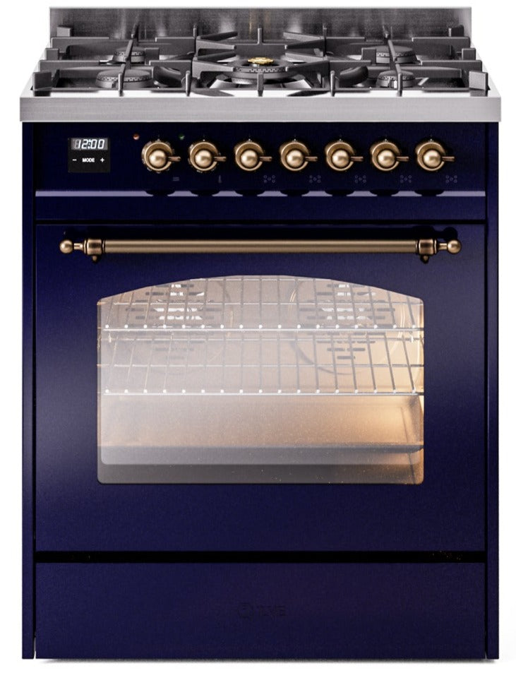 Ilve 30'' Nostalgie II Dual Fuel Liquid Propane Range