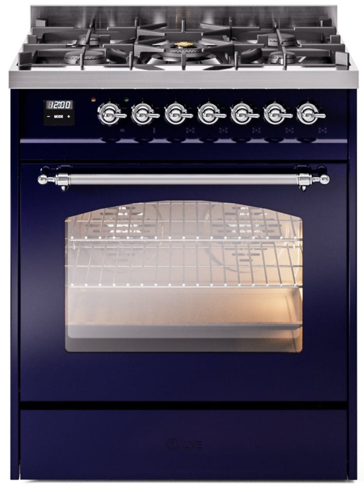 Ilve 30'' Nostalgie II Dual Fuel Liquid Propane Range