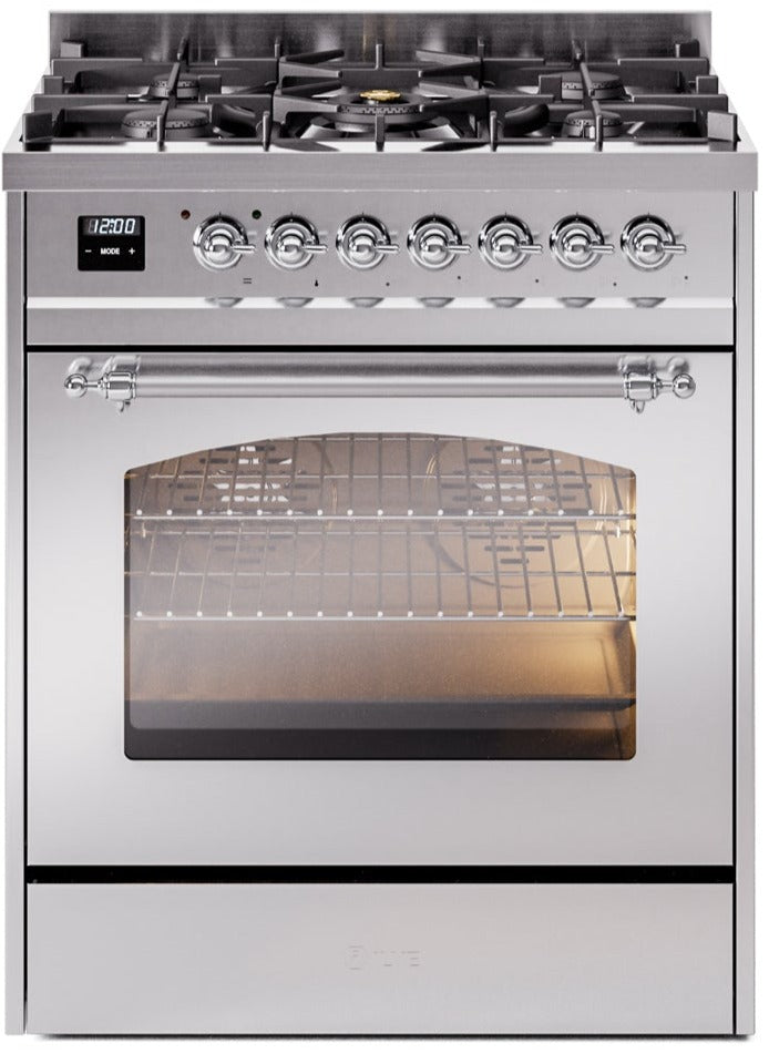 Ilve 30'' Nostalgie II Dual Fuel Liquid Propane Range