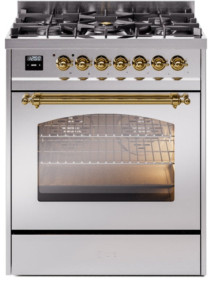 Ilve 30'' Nostalgie II Dual Fuel Liquid Propane Range