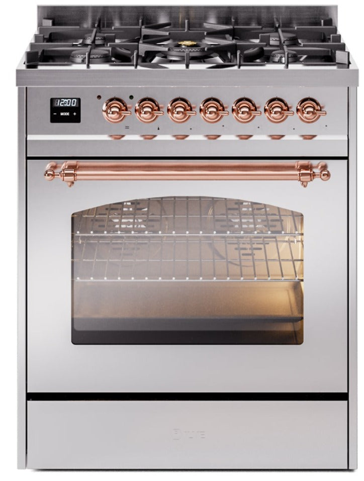 Ilve 30'' Nostalgie II Dual Fuel Natural Gas Range