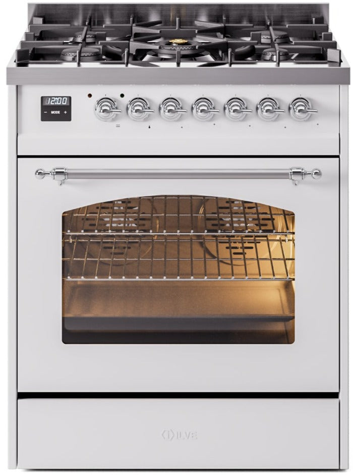 Ilve 30'' Nostalgie II Dual Fuel Natural Gas Range