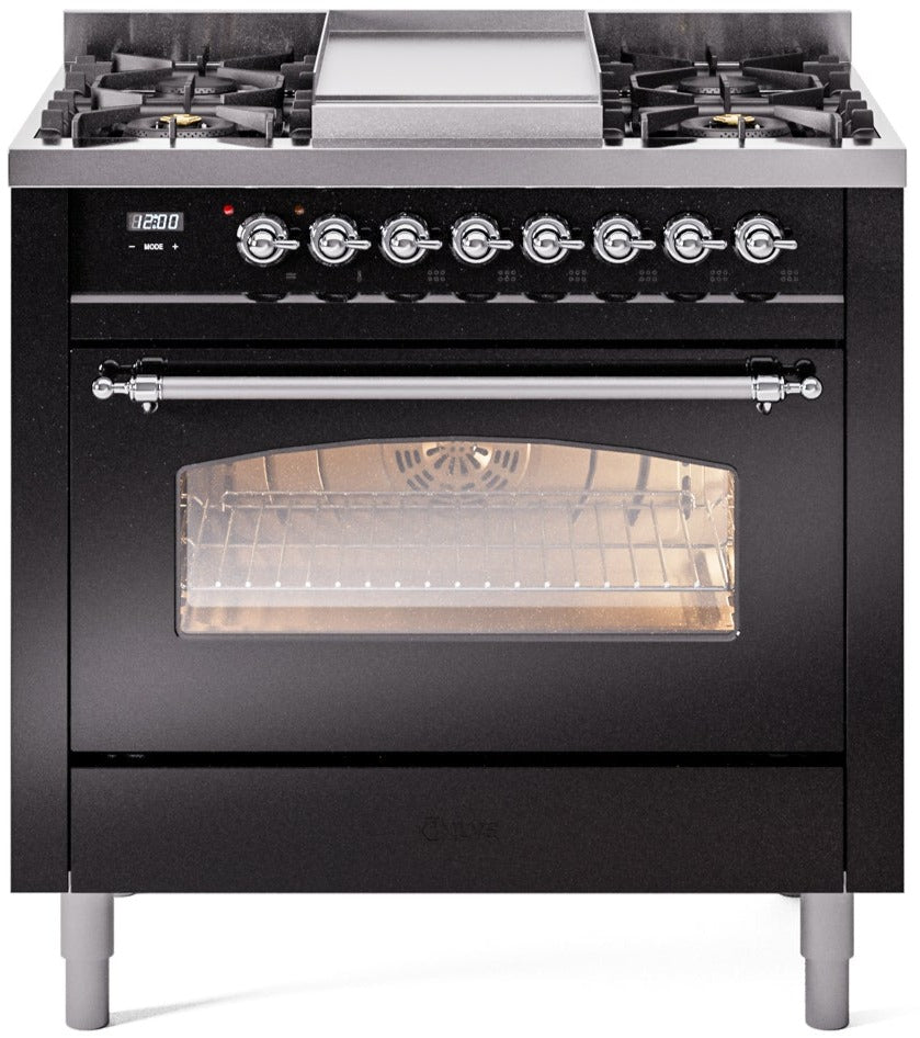 Ilve 36'' Nostalgie II Dual Fuel Natural Gas Range