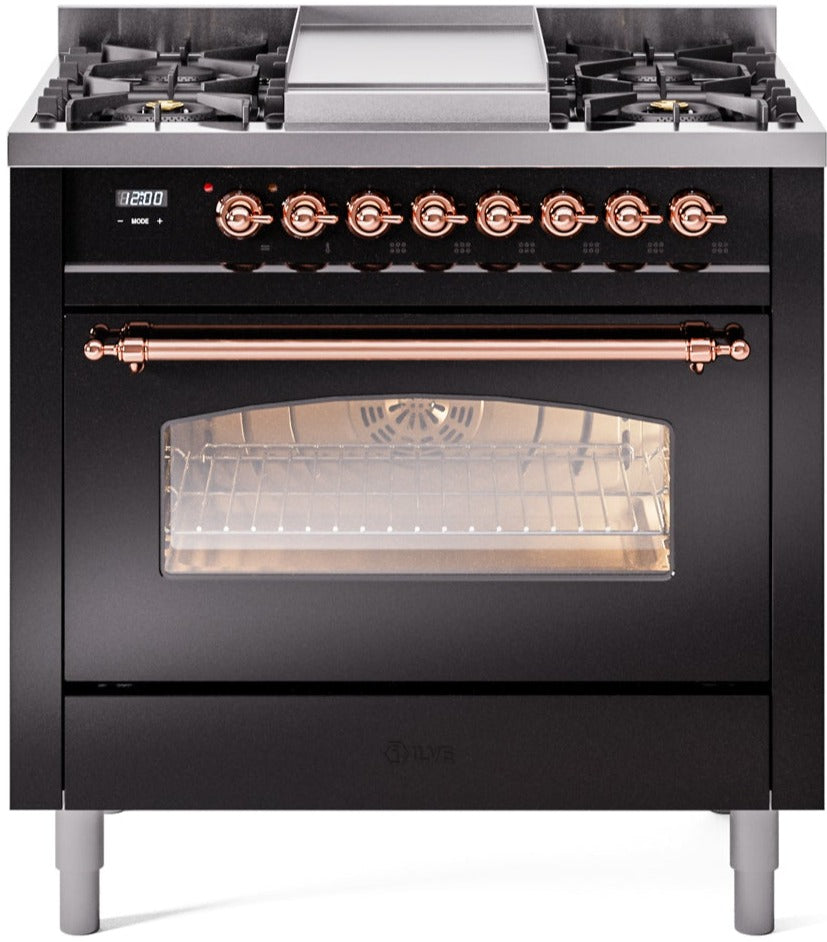 Ilve 36'' Nostalgie II Dual Fuel Liquid Propane Range