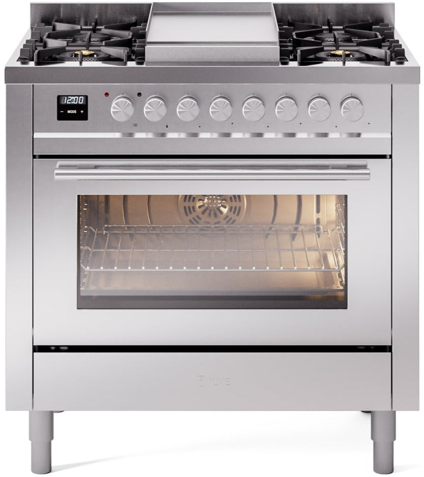 Ilve 36'' Professional Plus II Natural Gas Range