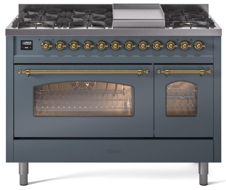 Ilve 48'' Nostalgie II Dual Fuel Natural Gas Range