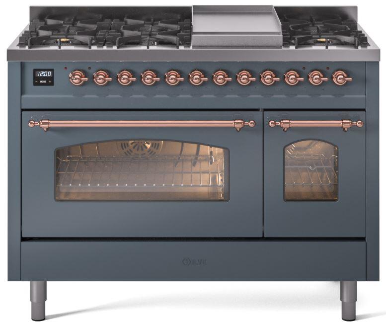 Ilve 48'' Nostalgie II Dual Fuel Natural Gas Range