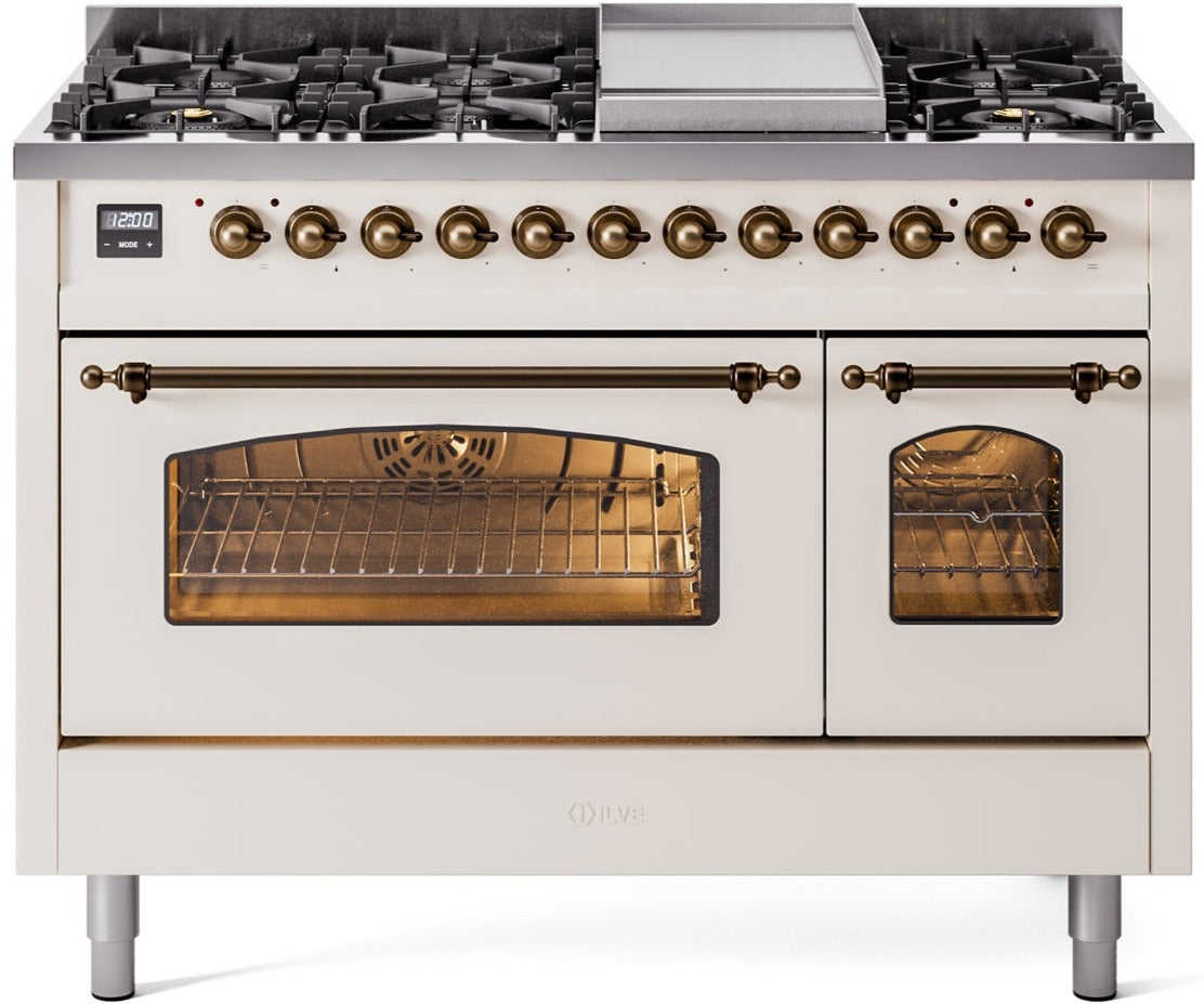 Ilve 48'' Nostalgie II Dual Fuel Liquid Propane Range
