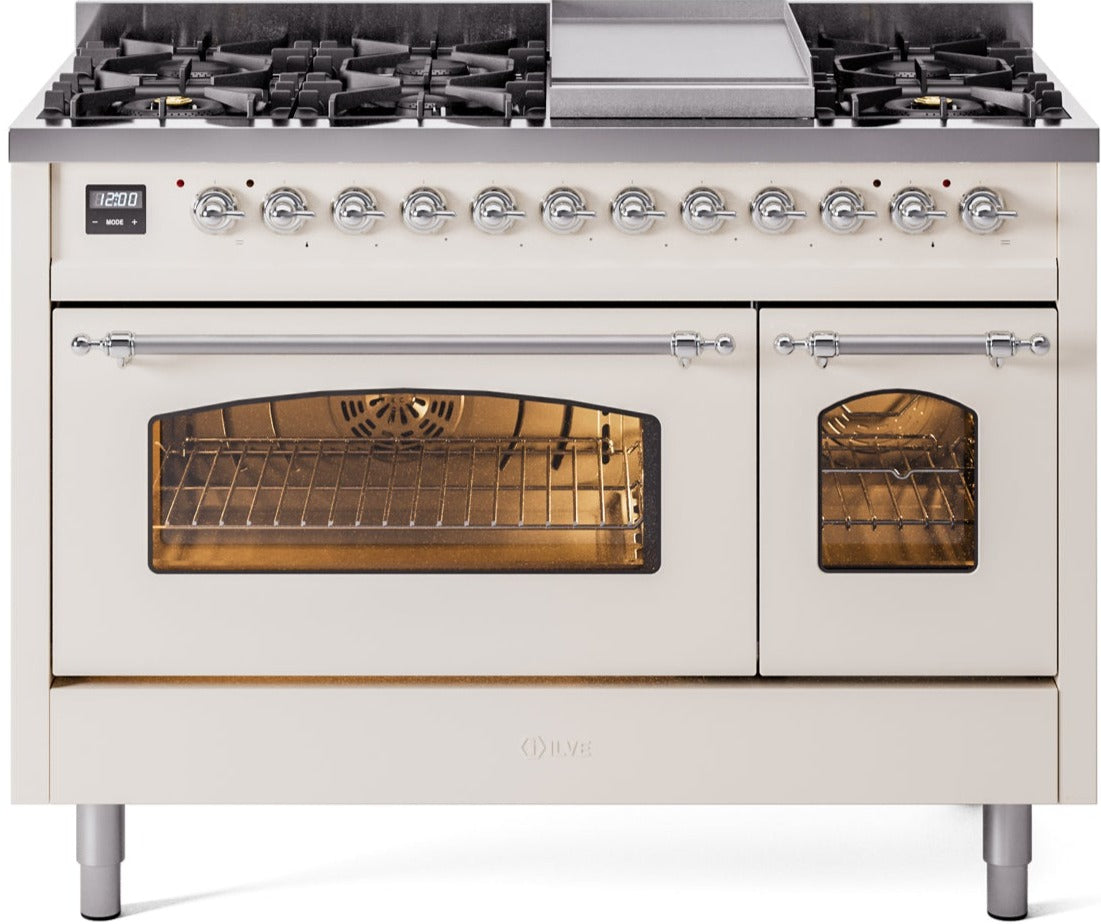 Ilve 48'' Nostalgie II Dual Fuel Liquid Propane Range
