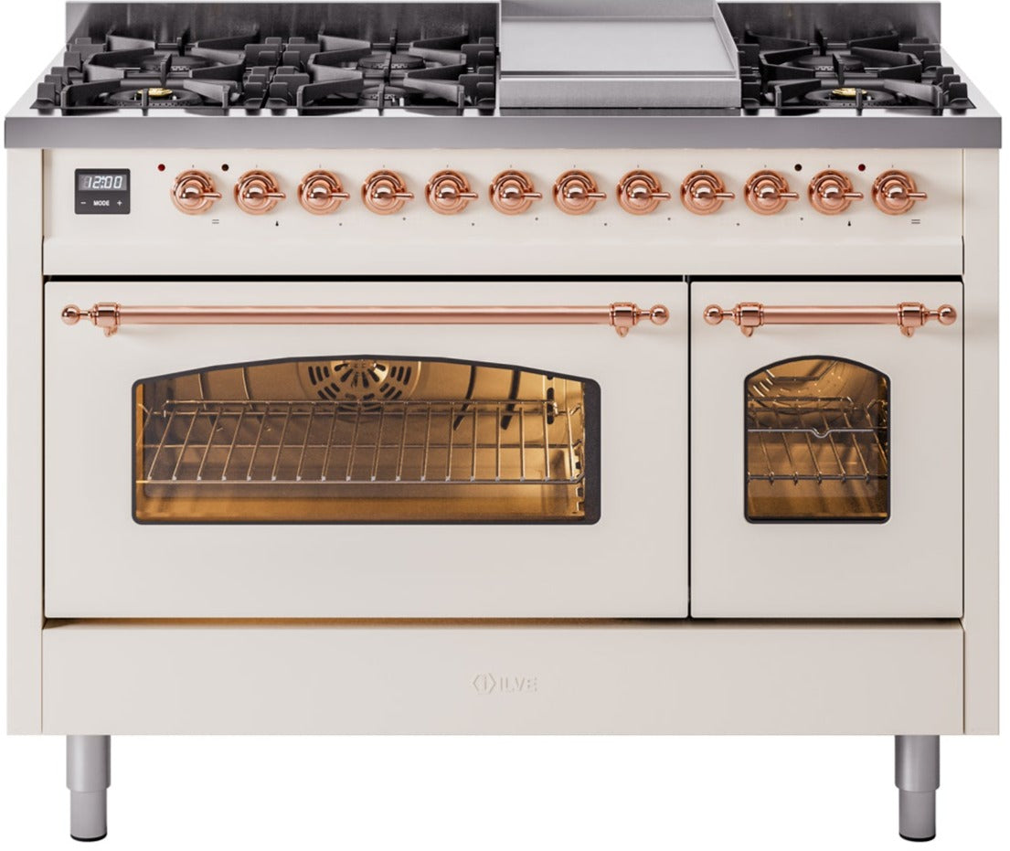 Ilve 48'' Nostalgie II Dual Fuel Natural Gas Range