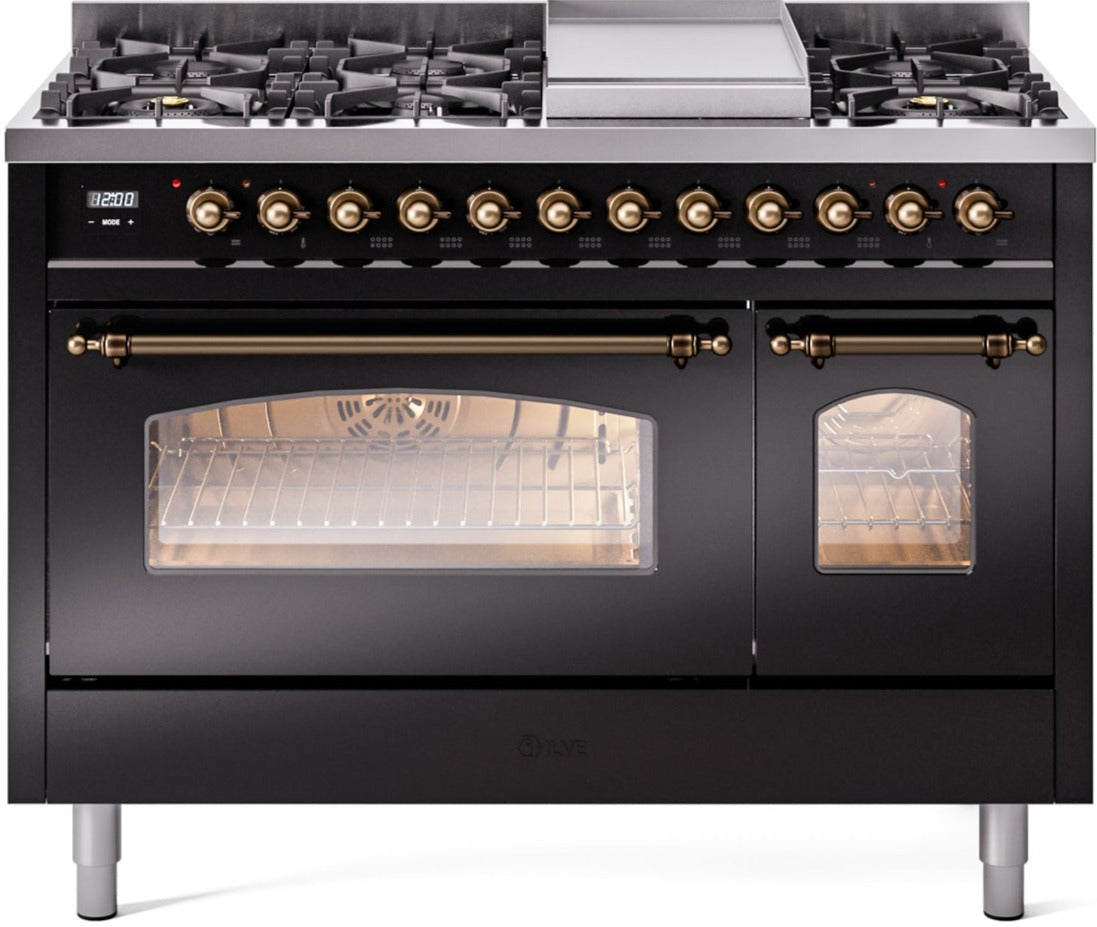 Ilve 48'' Nostalgie II Dual Fuel Liquid Propane Range