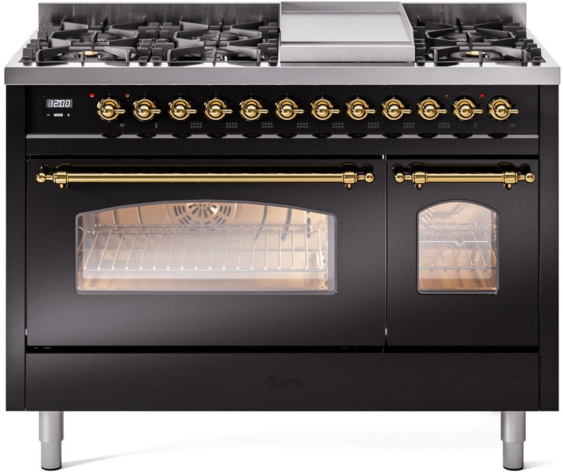 Ilve 48'' Nostalgie II Dual Fuel Natural Gas Range