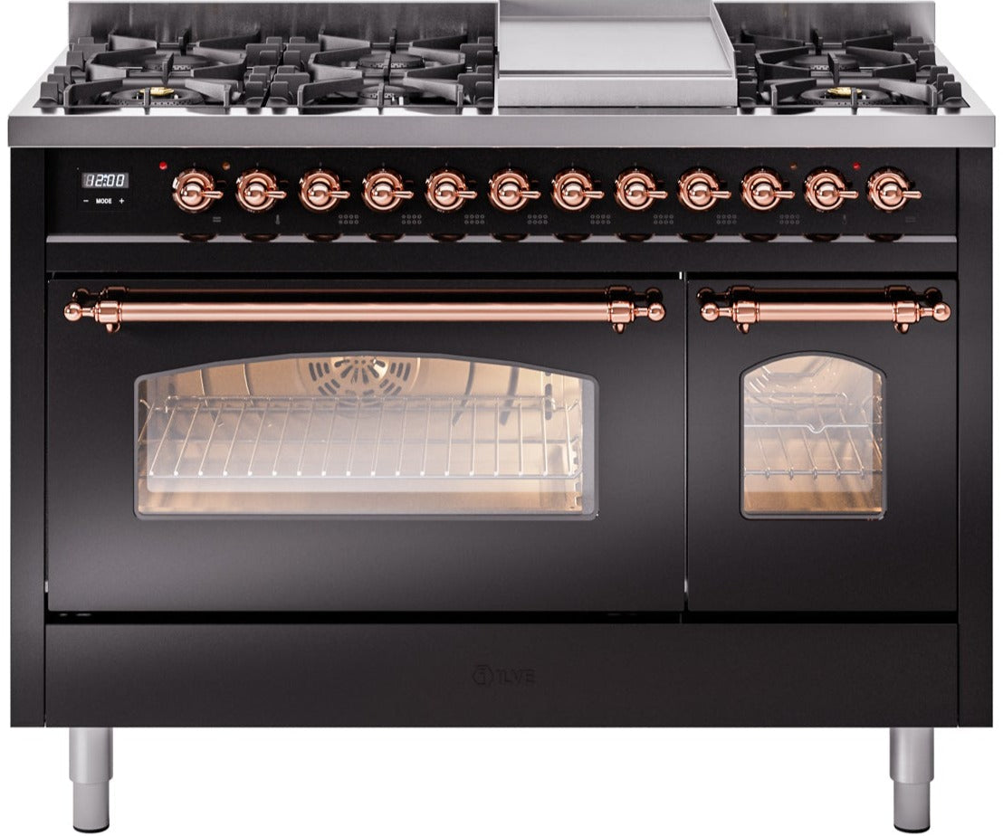 Ilve 48'' Nostalgie II Dual Fuel Natural Gas Range