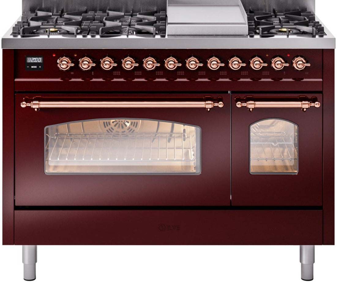 Ilve 48'' Nostalgie II Dual Fuel Liquid Propane Range