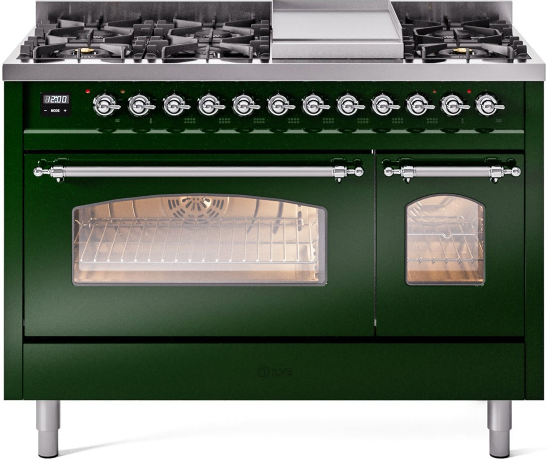 Ilve 48'' Nostalgie II Dual Fuel Liquid Propane Range